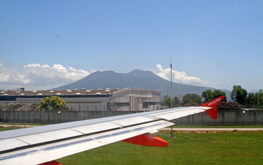 Mt. Vesuvius from Naples Airport
